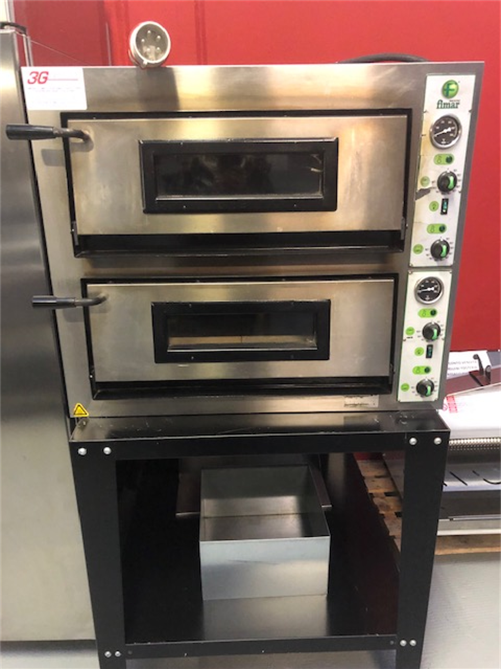 3g vendita usato forno elettrico per pizza 2 camere Fimar