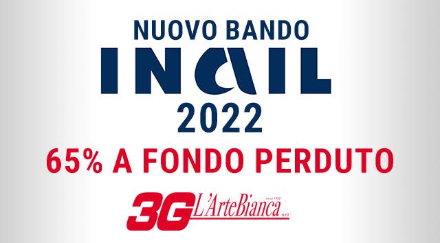 Bando INAIL 2022: 65% a fondo perduto